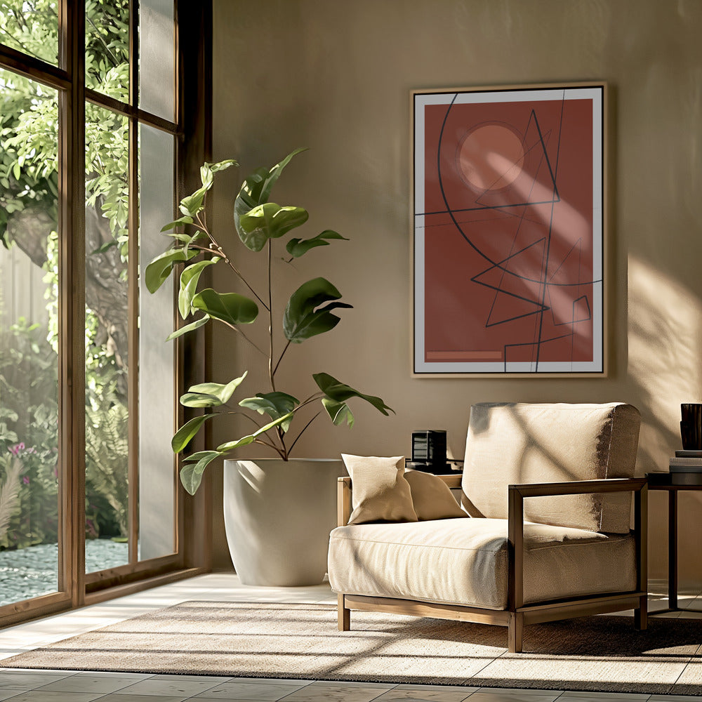 Angular lines No 21 Poster